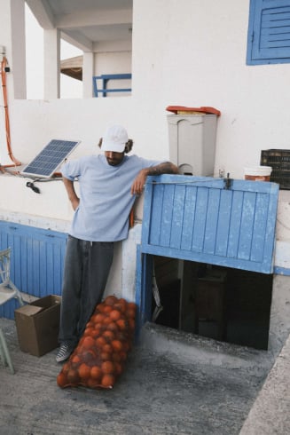 Not A Surfer Washed Cap - Light Blue