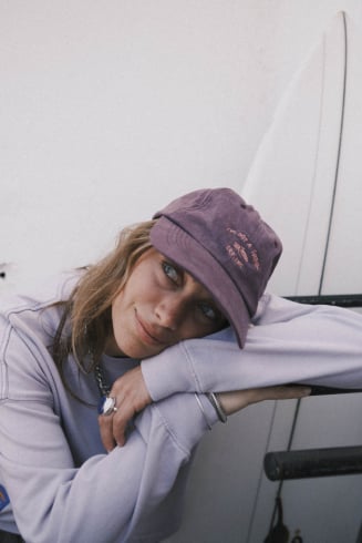 Not A Surfer Washed Cap - Deep Purple