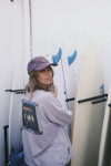 Not A Surfer Washed Cap - Deep Purple