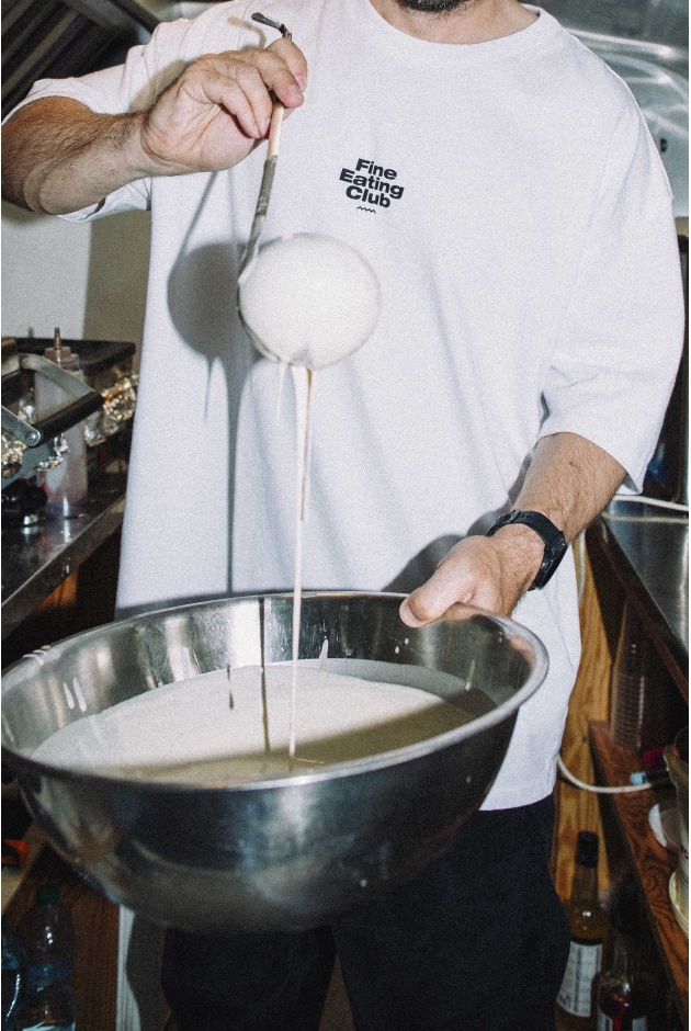 Fine Eating Club Tee - Paper White Fine Eating Club Tee - Paper White