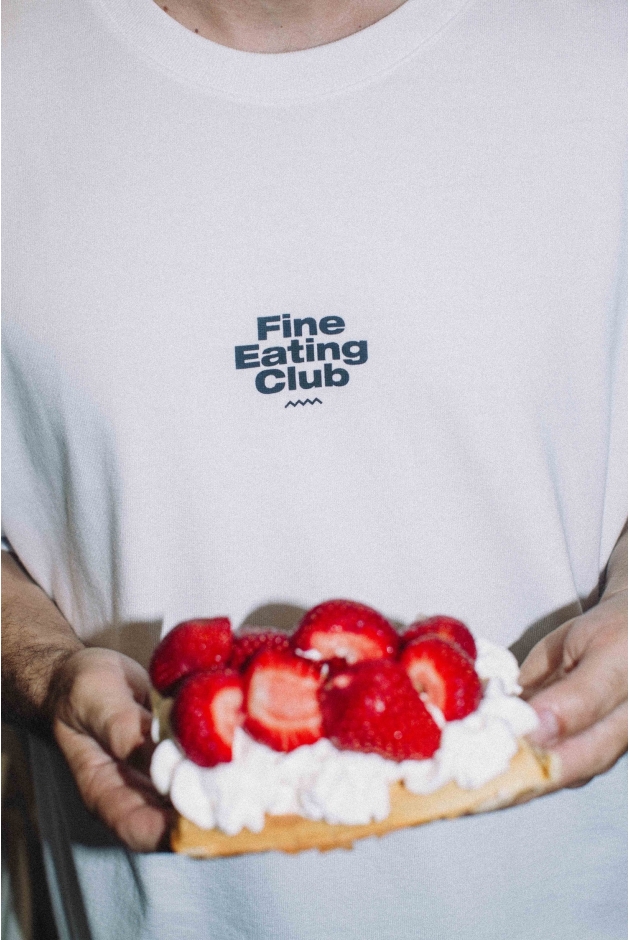 Fine Eating Club Tee - Paper White Fine Eating Club Tee - Paper White