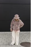 Wild Fuzz High Neck Sweat - Pink Kush