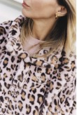 Wild Fuzz High Neck Sweat - Pink Kush