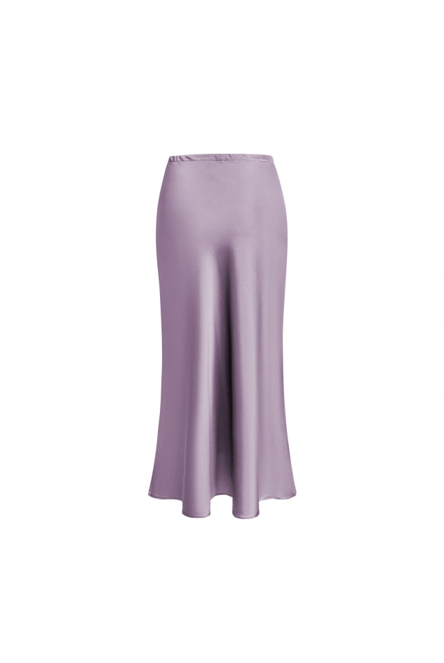 Twisted Silk Skirt - Deep Purple | Surf Inc. Twisted Silk Skirt - Deep Purple | Surf Inc.