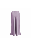 Twisted Silk Skirt - Deep Purple | Surf Inc. Twisted Silk Skirt - Deep Purple | Surf Inc.