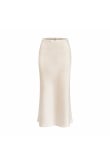 Twisted Silk Skirt - Champagne | Surf Inc. Twisted Silk Skirt - Champagne | Surf Inc.