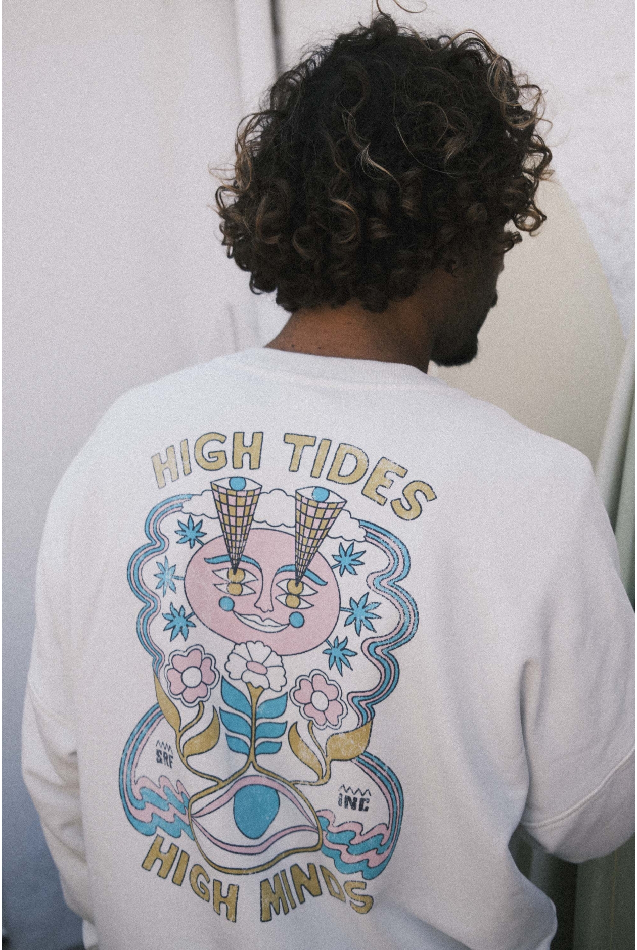 High Tides Sweat - Vintage White