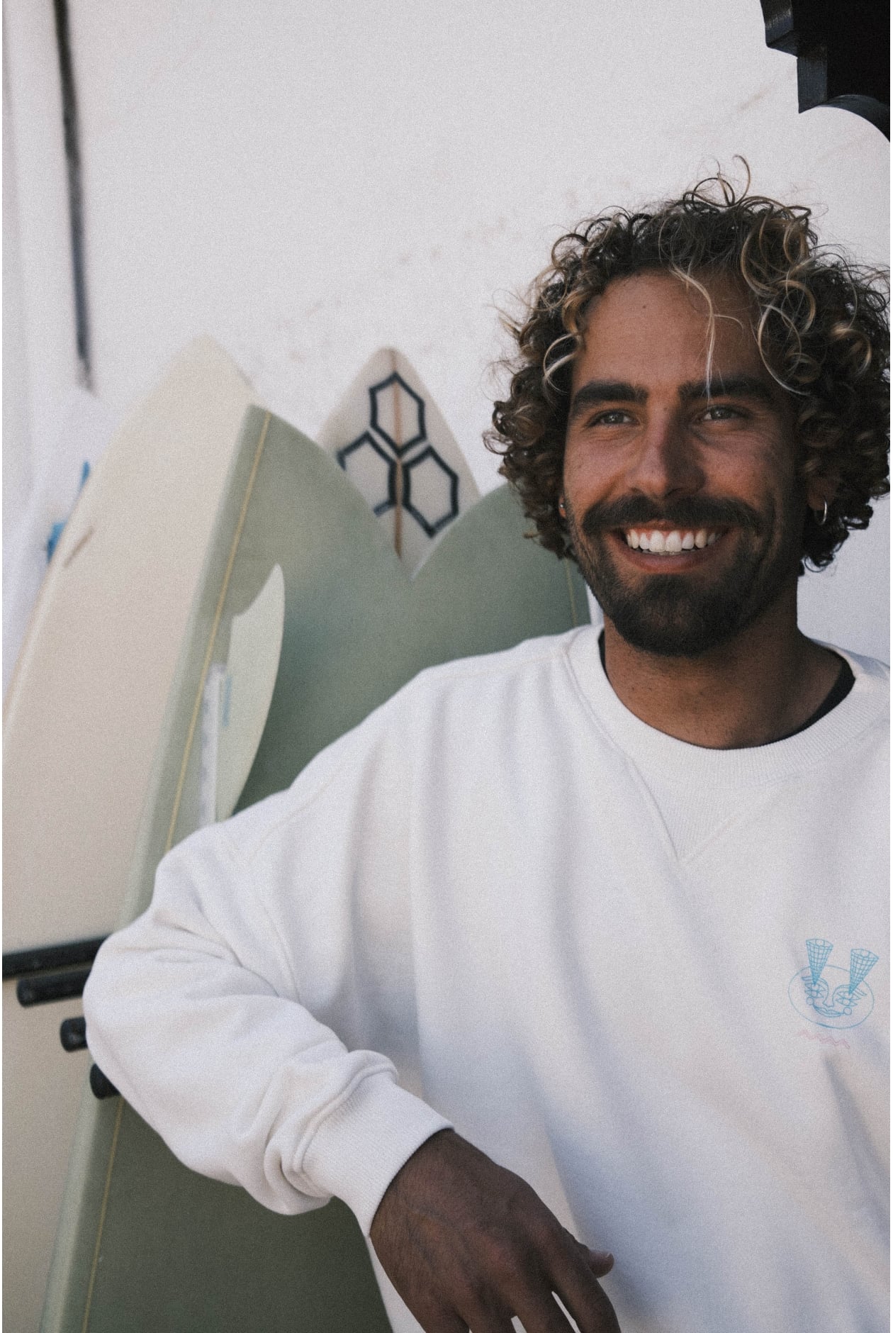 High Tides Sweat - Vintage White