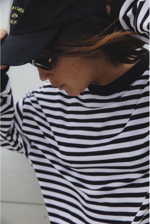 No Gripe Just Stripe LS - Space Black No Gripe Just Stripe LS - Space Black