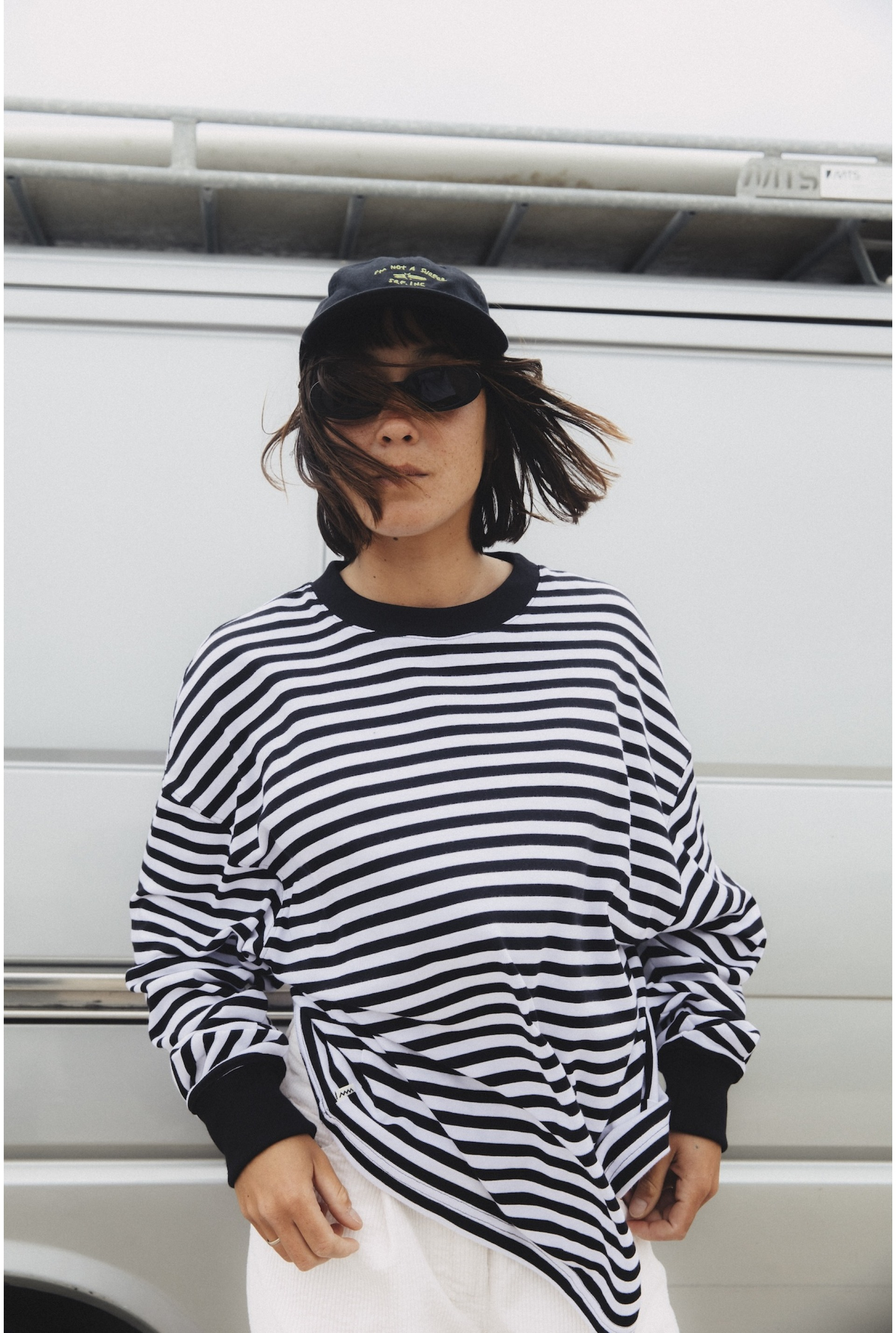 No Gripe Just Stripe LS - Space Black | Surf Inc.