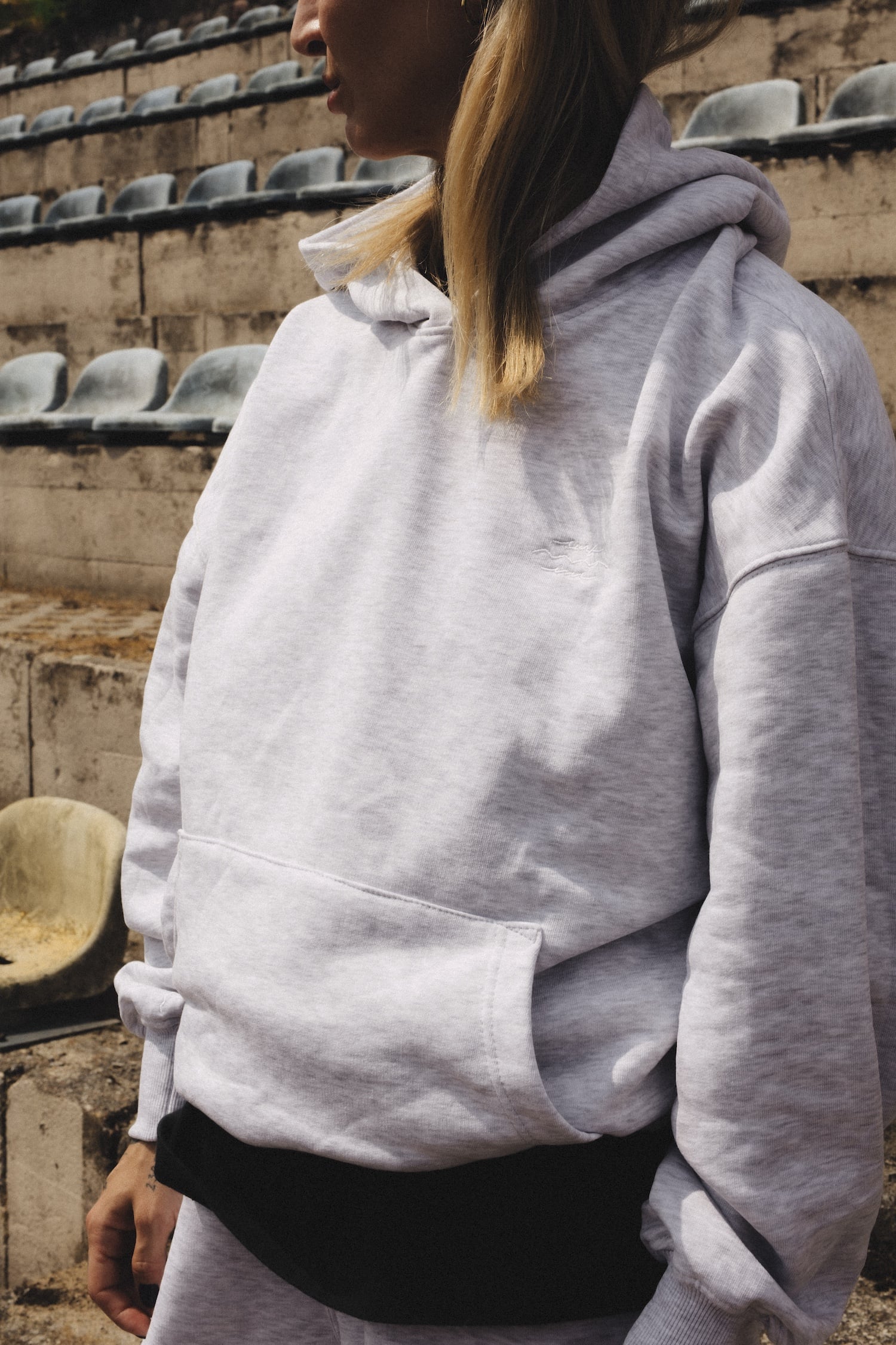 SRF Simple Hoodie - Light Grey