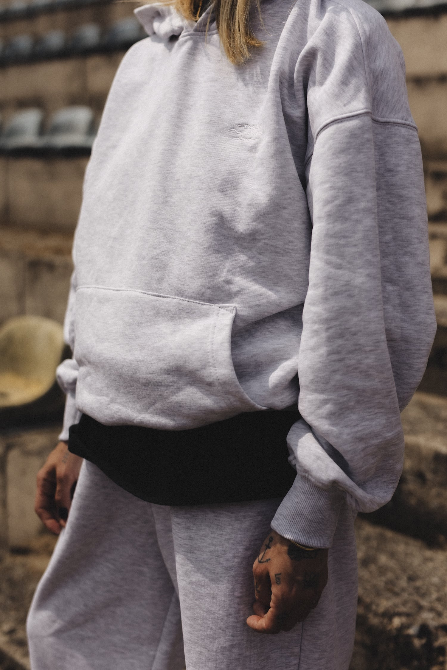 SRF Simple Hoodie - Light Grey