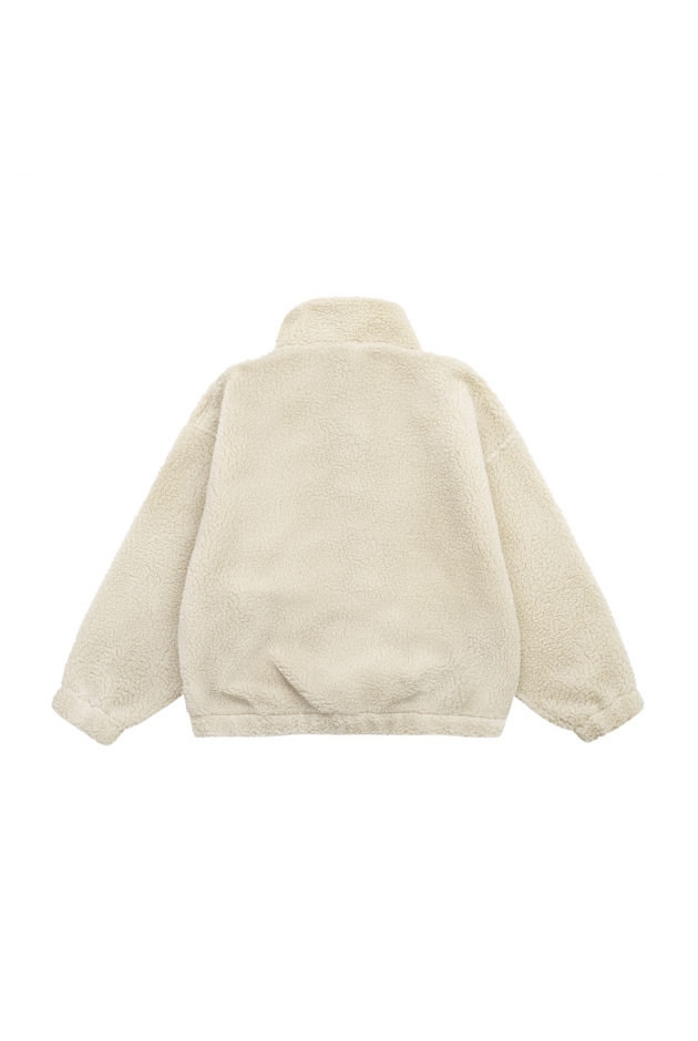 Sherpa High Neck Sweat - Vintage White Sherpa High Neck Sweat - Vintage White