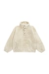 Sherpa High Neck Sweat - Vintage White
