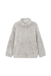 Sherpa High Neck Sweat - Salt and Pepper