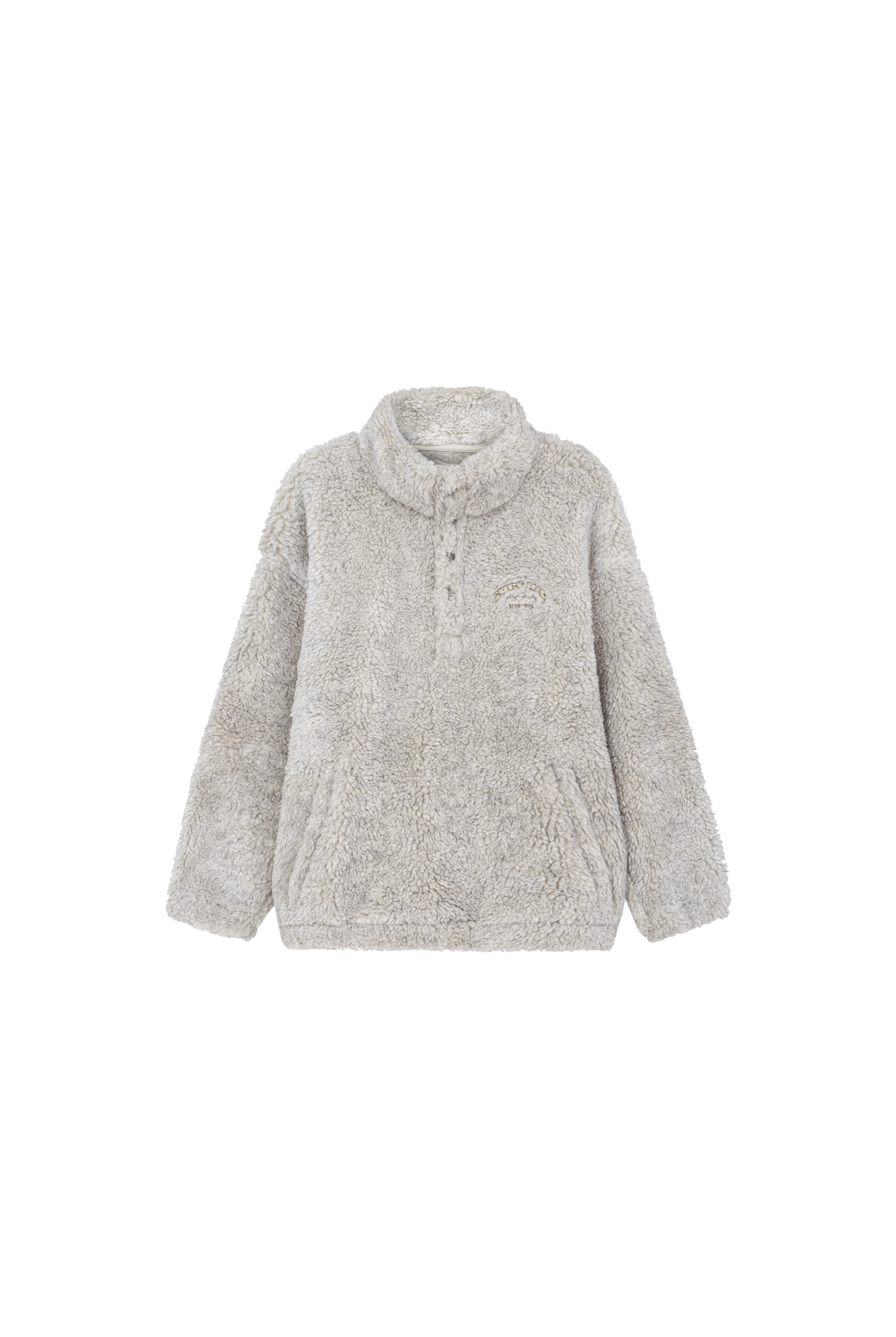 Sherpa High Neck Sweat - Salt and Pepper | Surf Sherpa High Neck Sweat - Salt and Pepper | Surf