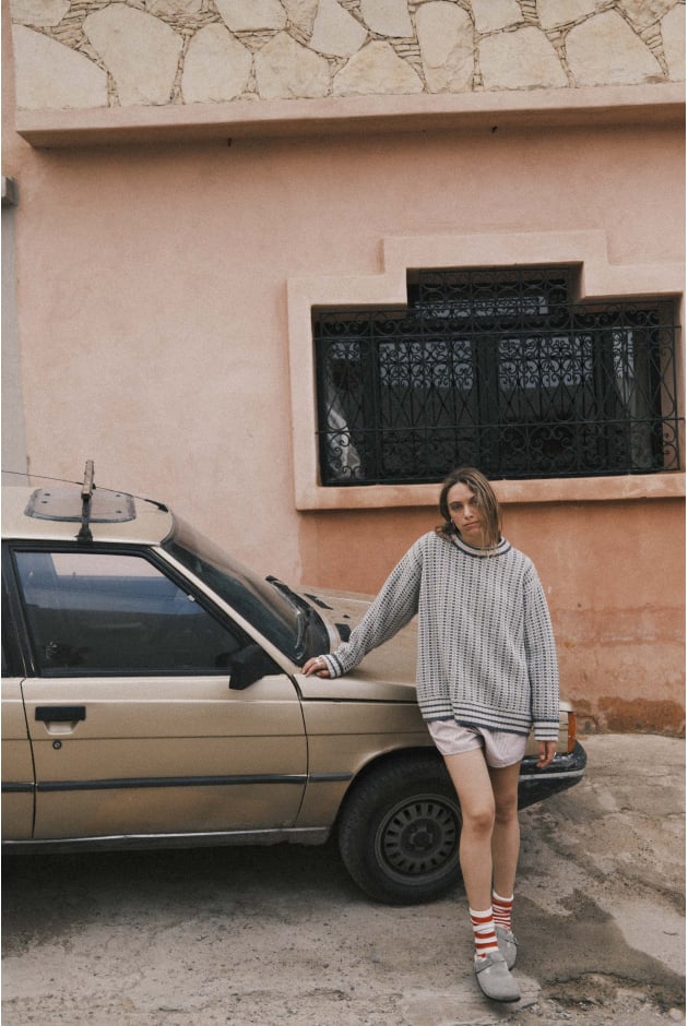 Morne Sweater - Stone Grey Morne Sweater - Stone Grey