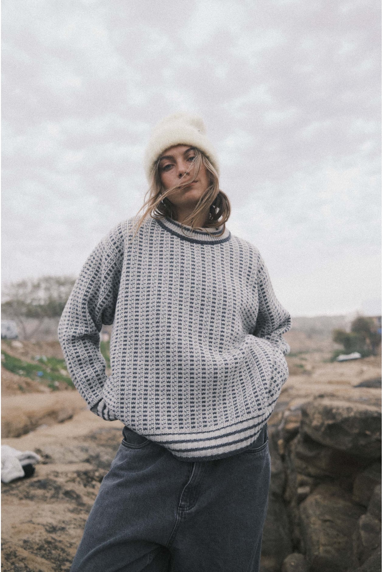 Morne Sweater - Stone Grey Morne Sweater - Stone Grey