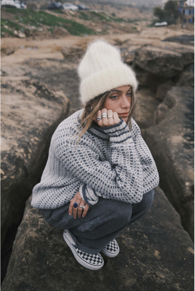 Morne Sweater - Stone Grey Morne Sweater - Stone Grey