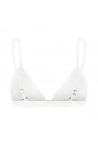 Stripe Lyocell Triangle Bra - Paper White Stripe Lyocell Triangle Bra - Paper White