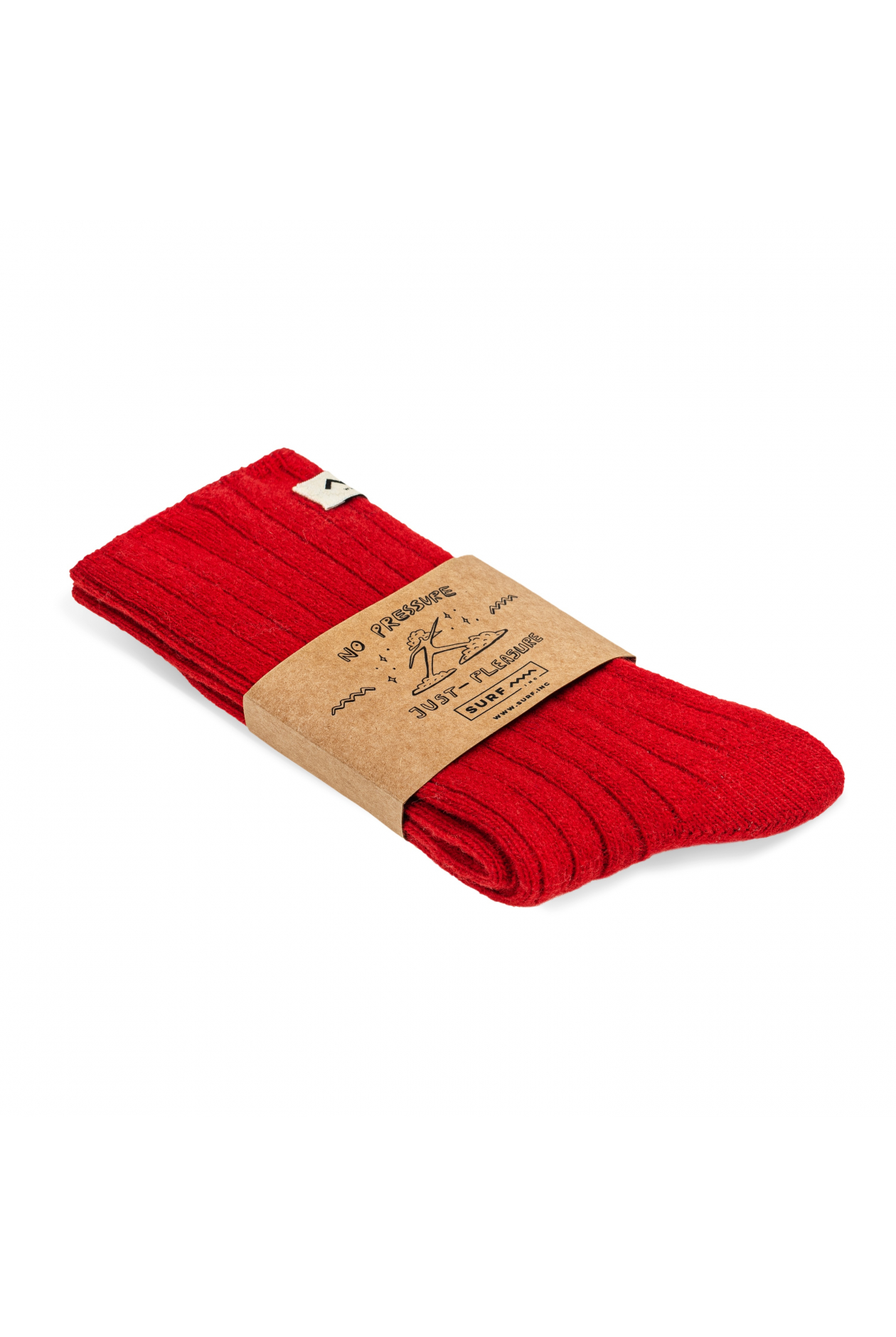 Just Pleasure Wool Socks - Formula Red Just Pleasure Wool Socks - Formula Red
