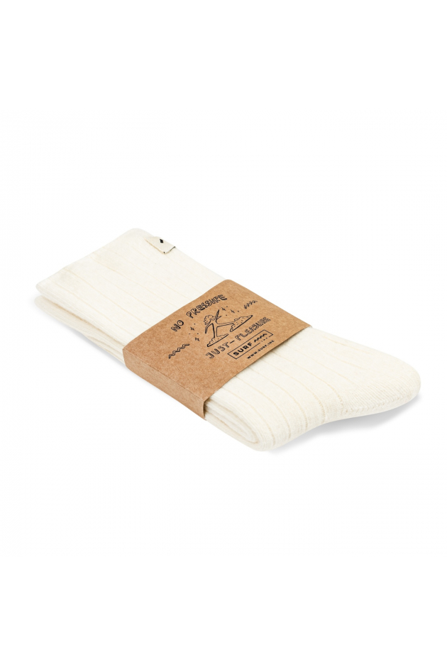 Just Pleasure Wool Socks - Vintage White Just Pleasure Wool Socks - Vintage White