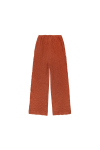 Textured Loose Pants - Terra