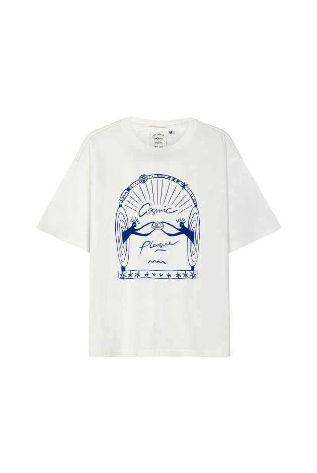 Cosmic Pleasure Box Tee - Vintage White Cosmic Pleasure Box Tee - Vintage White