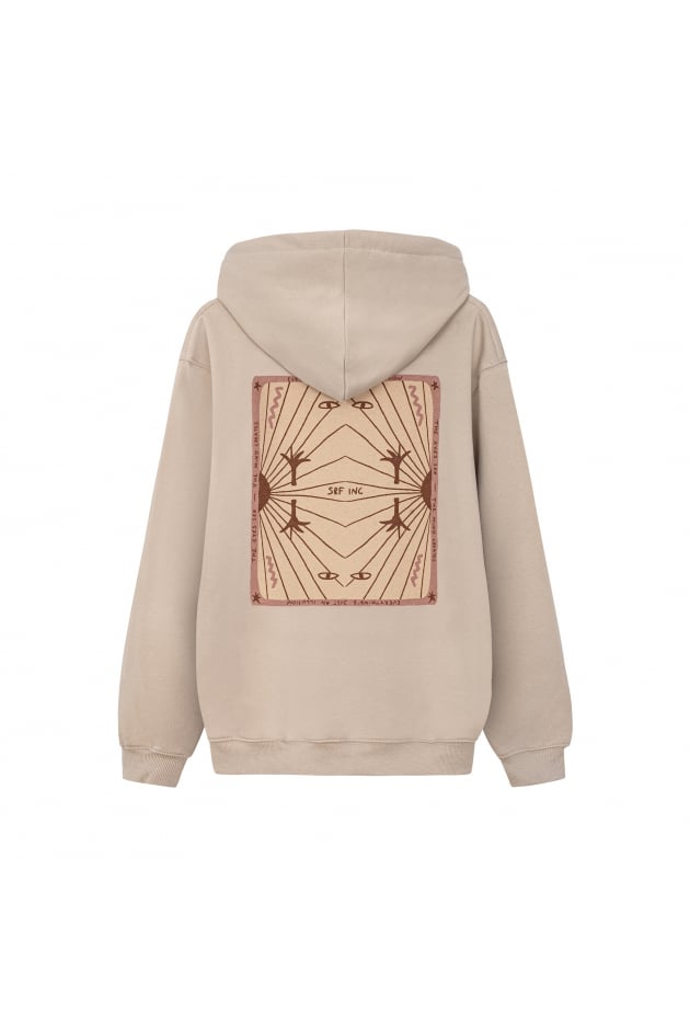 Just Illusion Hoodie - Cookie Just Illusion Hoodie - Cookie