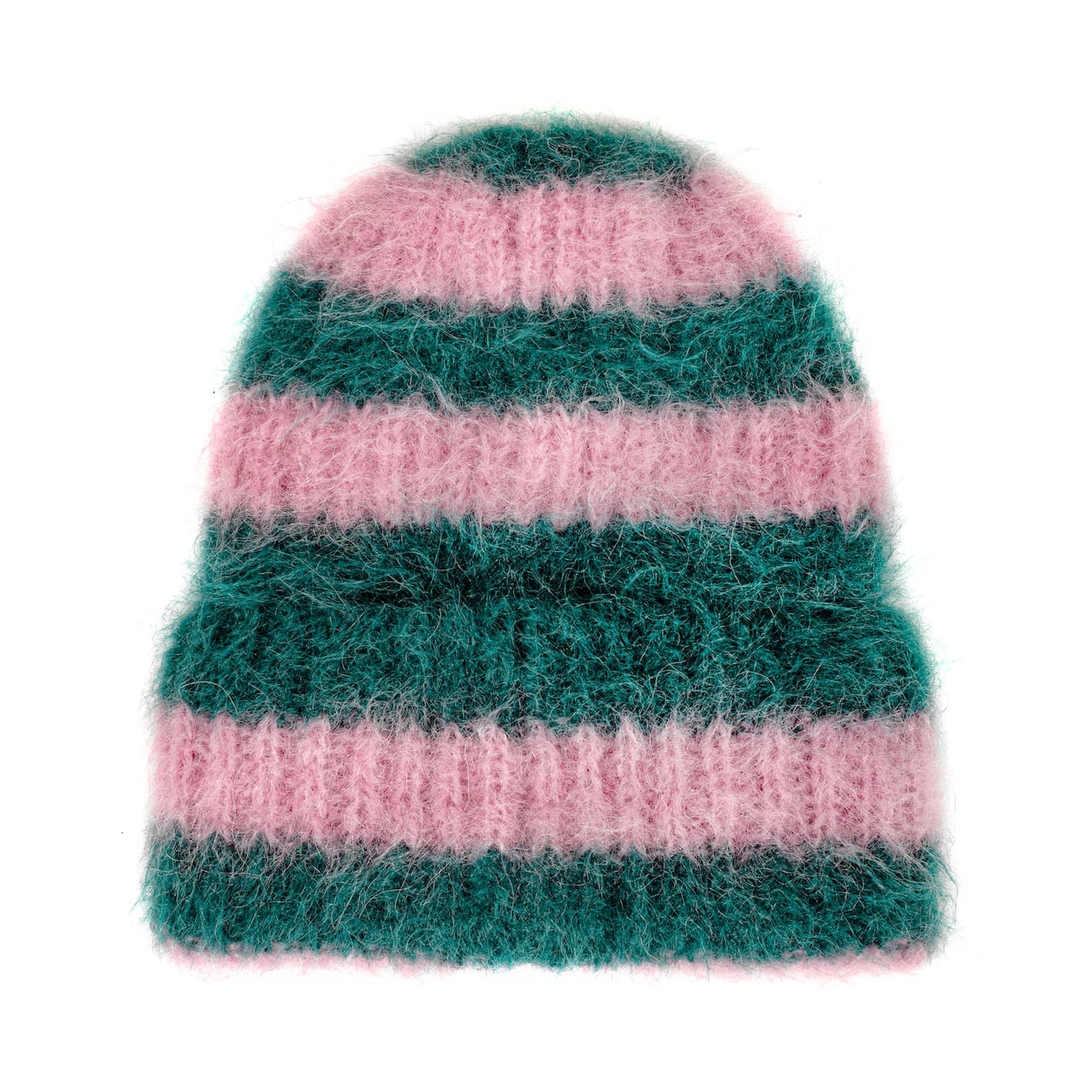 Flip Drip Beanie - Petrol & Pink Kush
