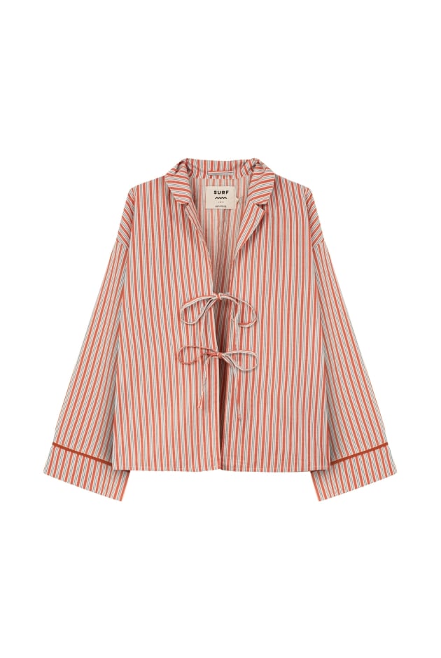 Whitney Stripe Shirt - Mango Kush Whitney Stripe Shirt - Mango Kush