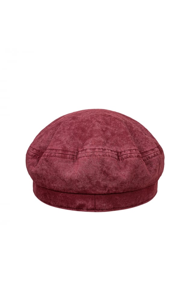 Fiddler Washed Cap - Burgundy Fiddler Washed Cap - Burgundy