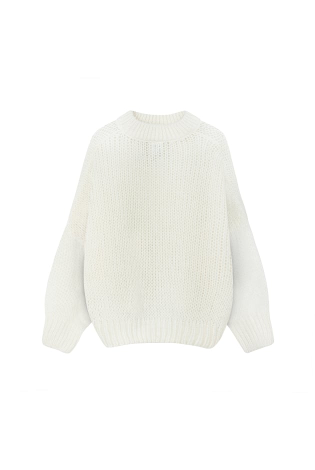 Cherie Cloud Sweater - Vintage White Cherie Cloud Sweater - Vintage White