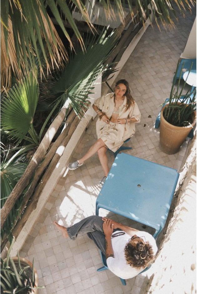 Tropical Pineapple Shorts - Vintage White Tropical Pineapple Shorts - Vintage White