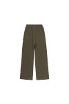 Textured Loose Pants - Khaki