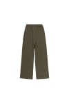 Textured Loose Pants - Khaki