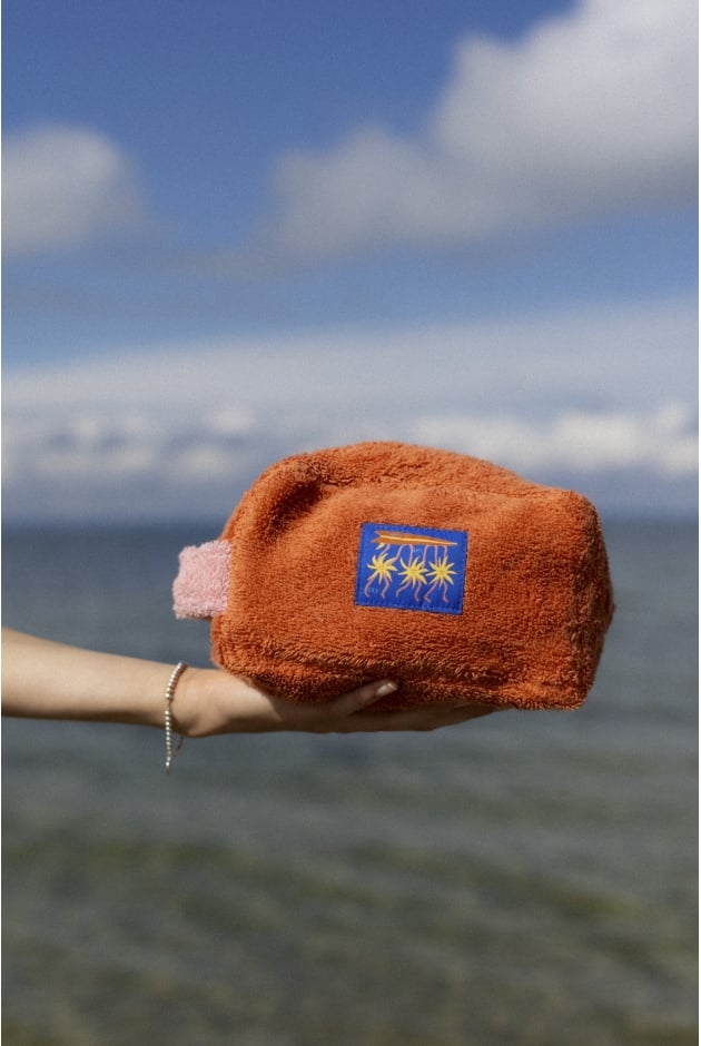 Dodatki damskie  | Frotte Travel Pouch - Burnt Orange | Surf Inc.