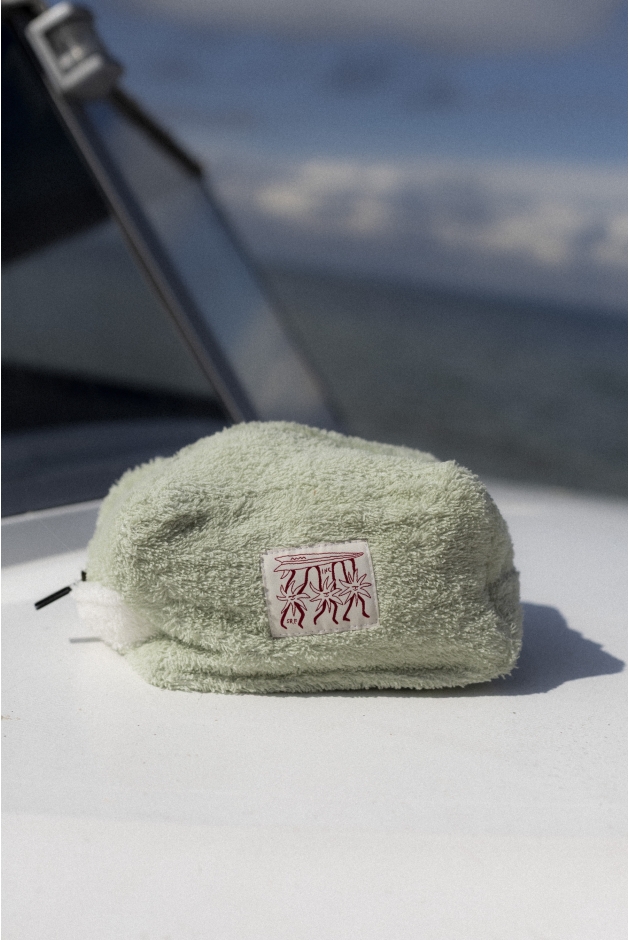 Frotte Travel Pouch - White Sage | Surf Inc. Frotte Travel Pouch - White Sage | Surf Inc.