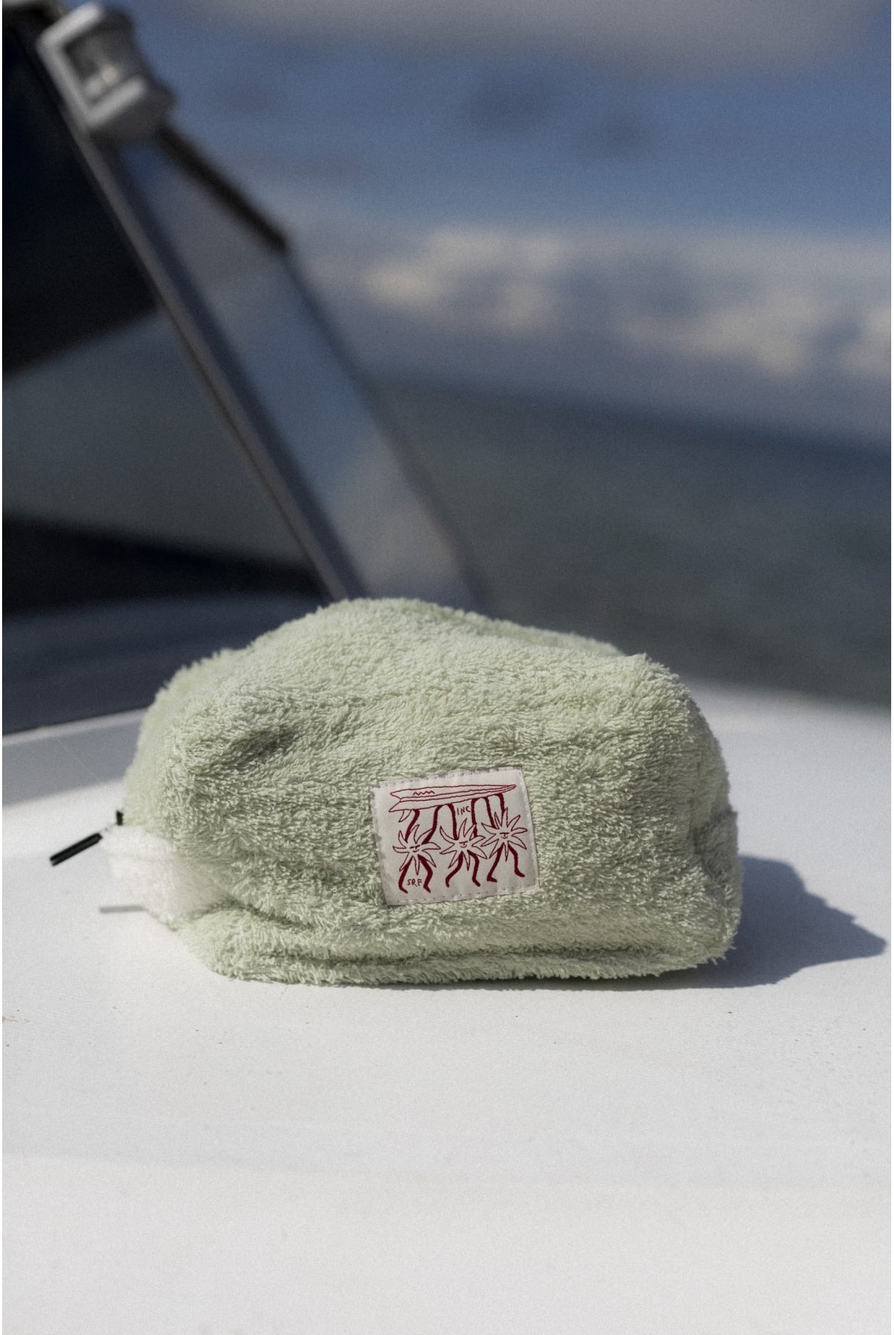 Frotte Travel Pouch - White Sage | Surf Inc. Frotte Travel Pouch - White Sage | Surf Inc.