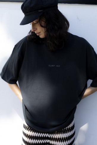 Core Logo Tee - Acid Black