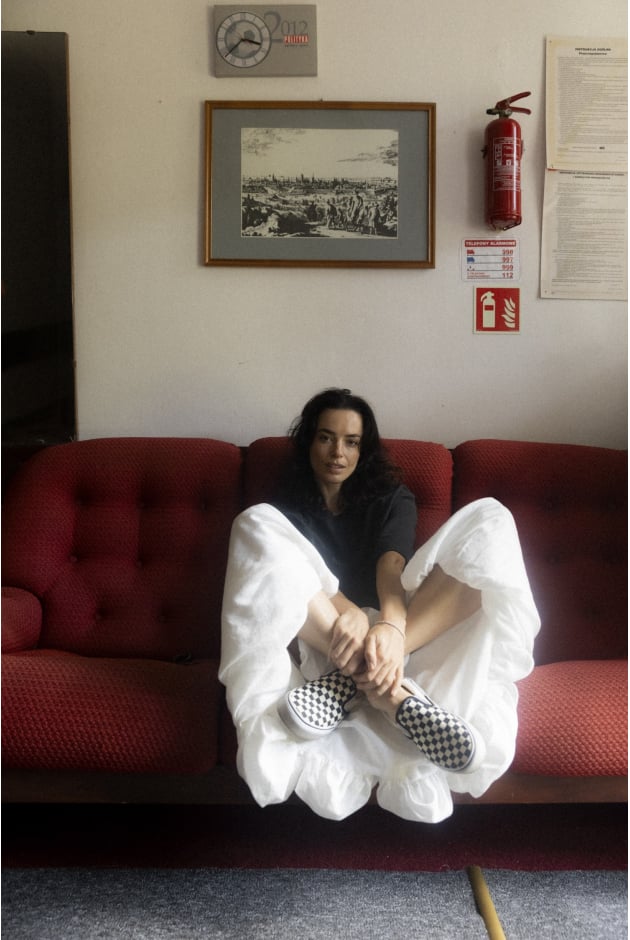 Bauble Ankle Skirt - Super Natural Bauble Ankle Skirt - Super Natural