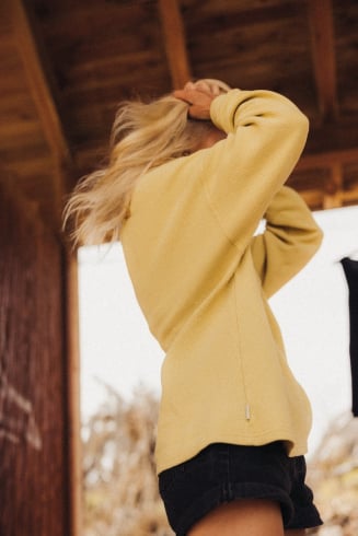 Waffle Longsleeve - Yellow Snow