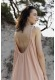 Ankle Loose Muslin Dress - Peach Fuzz