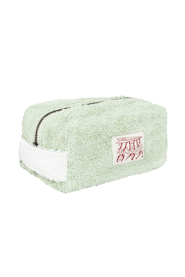 Frotte Travel Pouch - White Sage | Surf Inc. Frotte Travel Pouch - White Sage | Surf Inc.