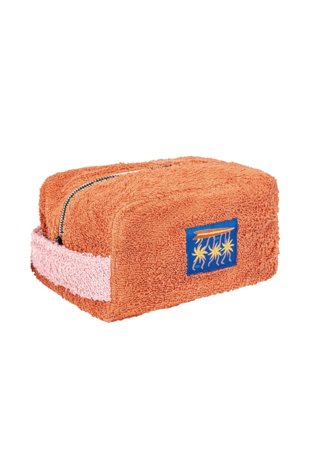 Frotte Travel Pouch - Burnt Orange | Surf Inc. Frotte Travel Pouch - Burnt Orange | Surf Inc.