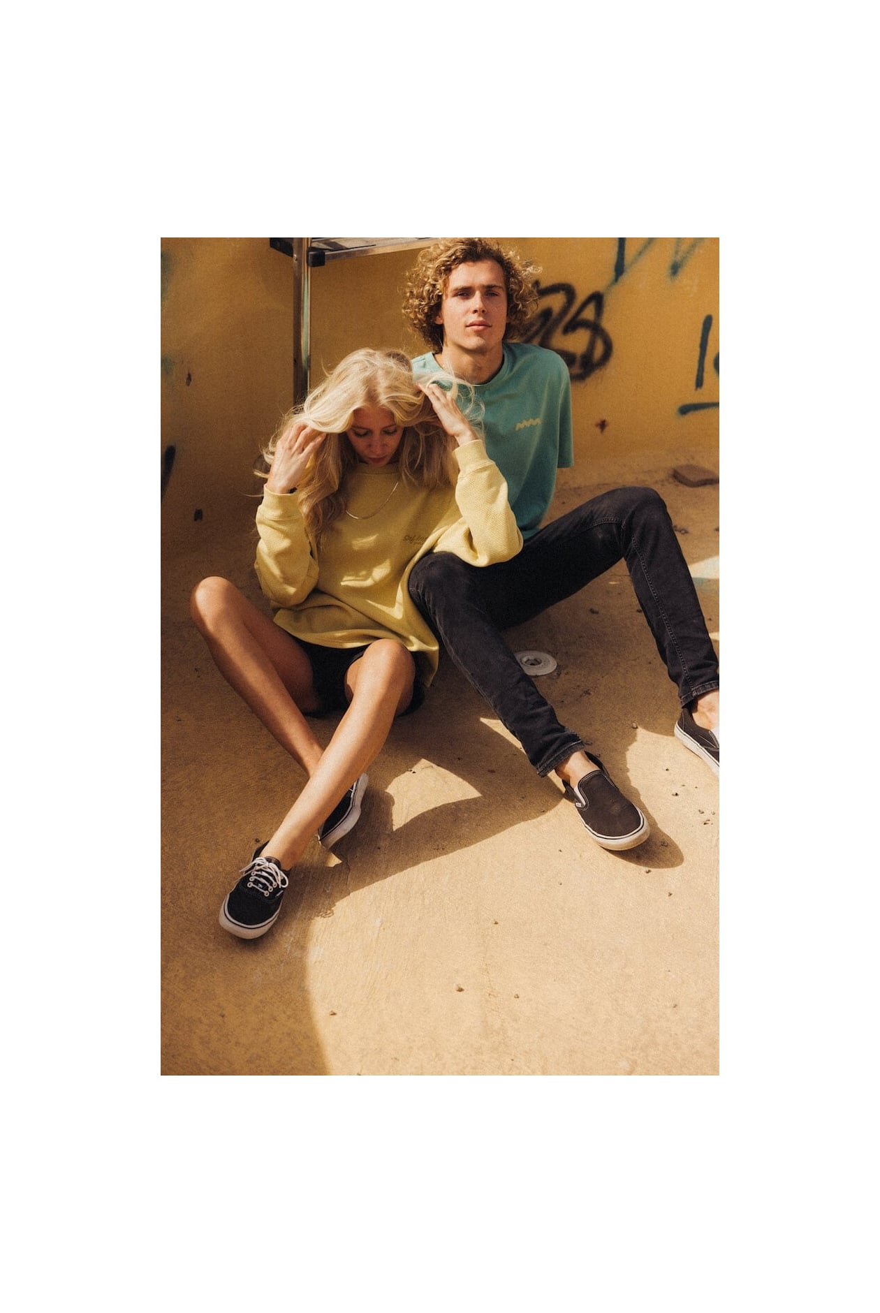 Waffle Longsleeve - Yellow Snow