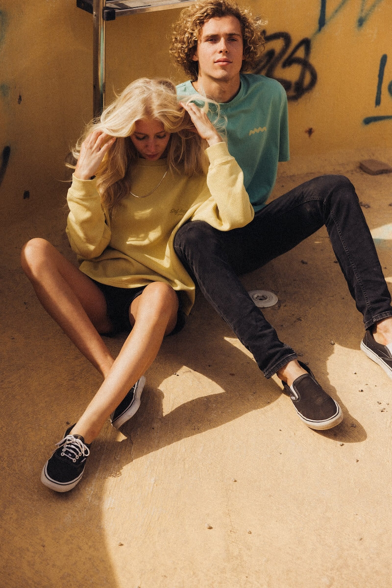 Waffle Longsleeve - Yellow Snow