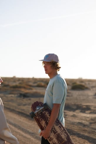 Peachy Surfin Tee - Orbit Mint