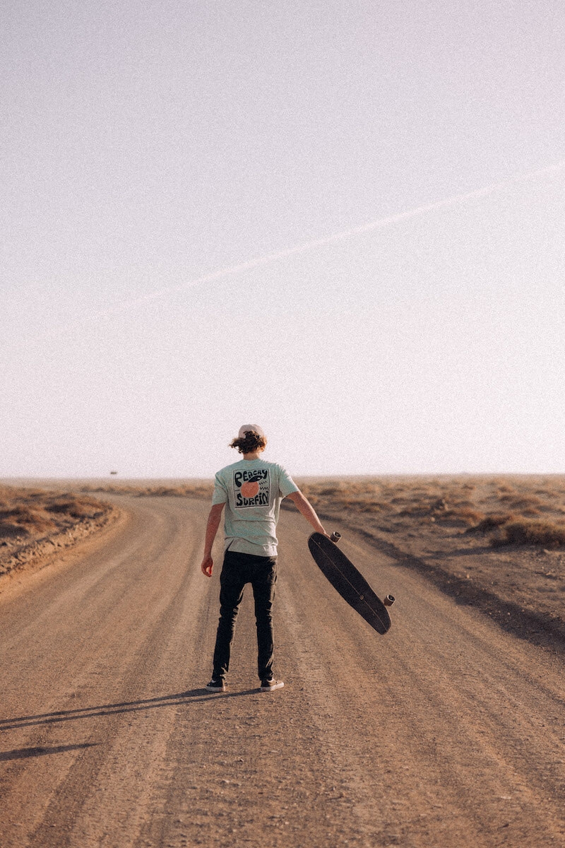 Peachy Surfin Tee - Orbit Mint