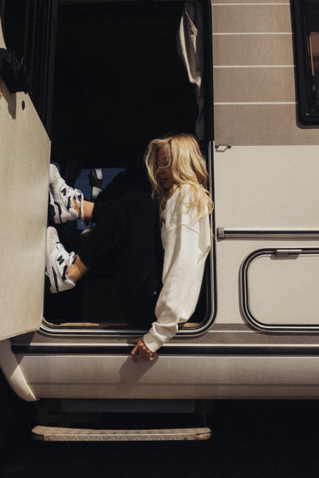 Waffle Hoodie - Vintage White Waffle Hoodie - Vintage White